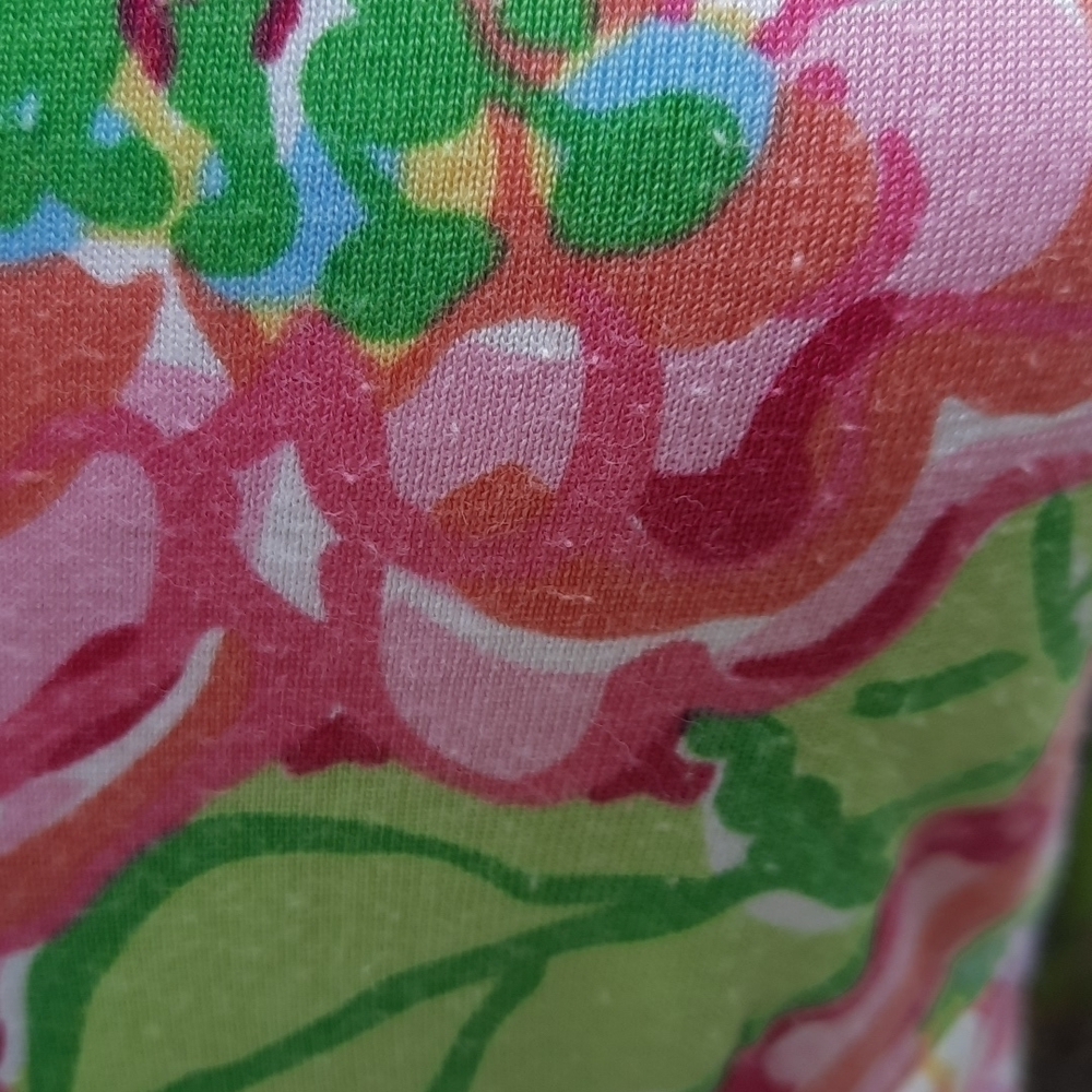 Lilly Pulitzer Shianne Azaela sleeveless vneck silk blend dress small - Picture 5 of 10